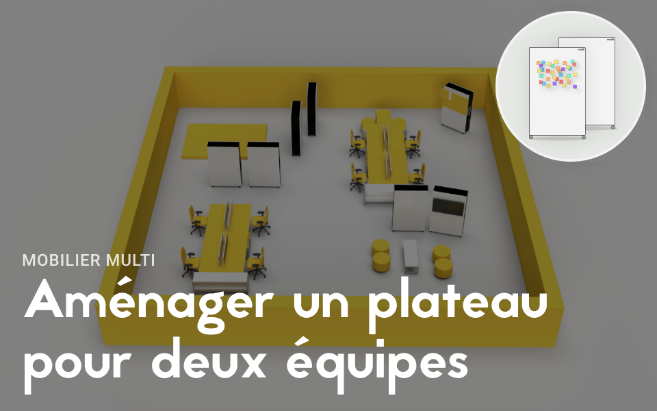 Aménager un plateau pour deux équipes